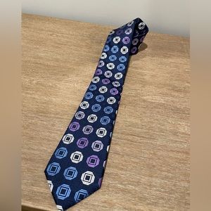 Michael Kors Tie. Navy with assorted colors